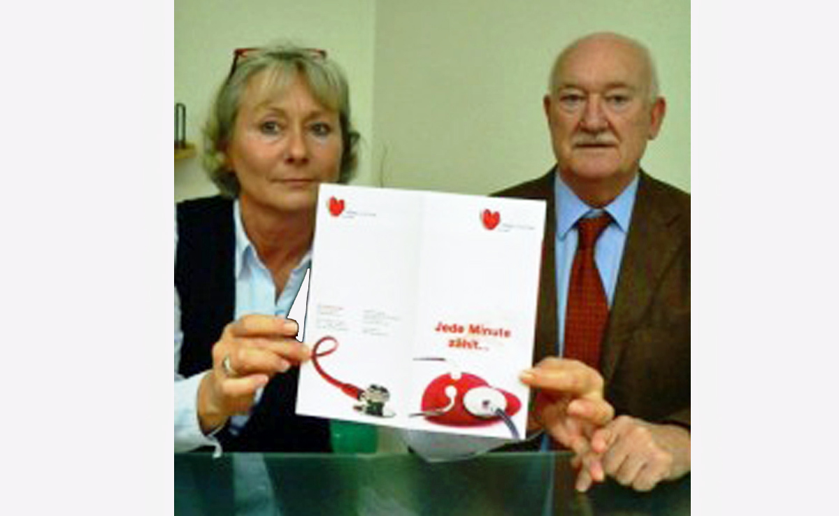 Walburga und Dieter Angermann aus Erle gründen Herzstiftung