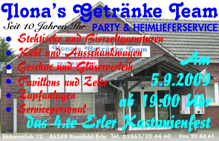 Ilonas Getränke Team Erle -Angebote-