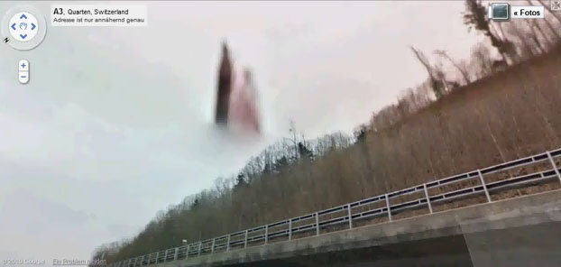 Göttliche Erscheinung oder Fäschung -Google Street View