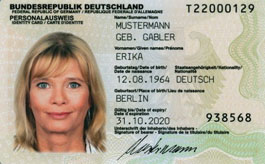 Bundesweit neuer Personalausweis ab dem 01.11.2010