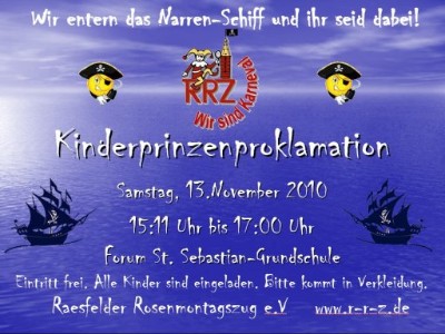 Kinderprinzenproklamation Raesfeld