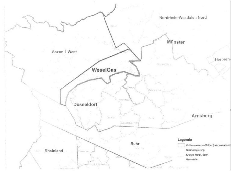 Erdgasborhrungen – Schermbeck