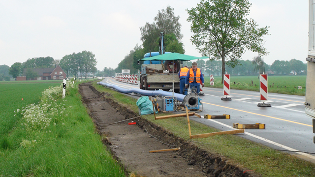 Raesfeld – Absperrbarken gestohlen