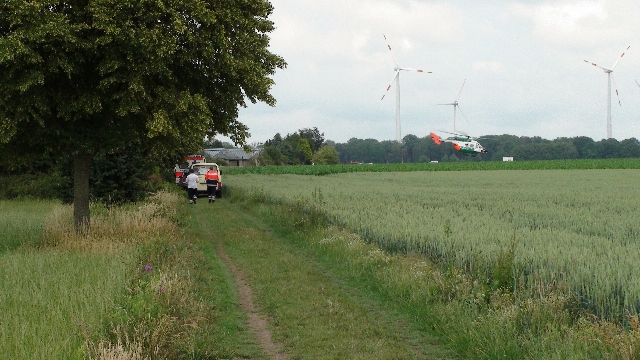 Großangelegte Suchaktion in Raesfeld – Mann tot aufgefunden