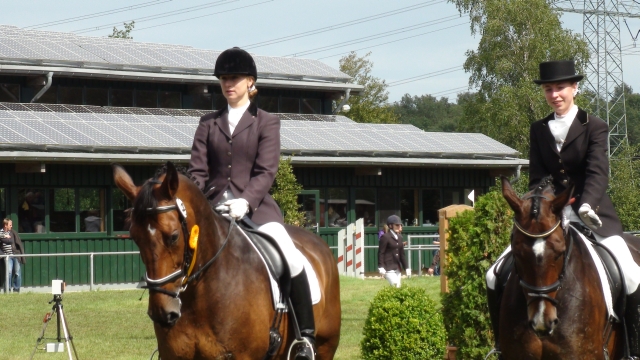 Miriam Kipp gewann beim Reit- und Springturnier in Heiden