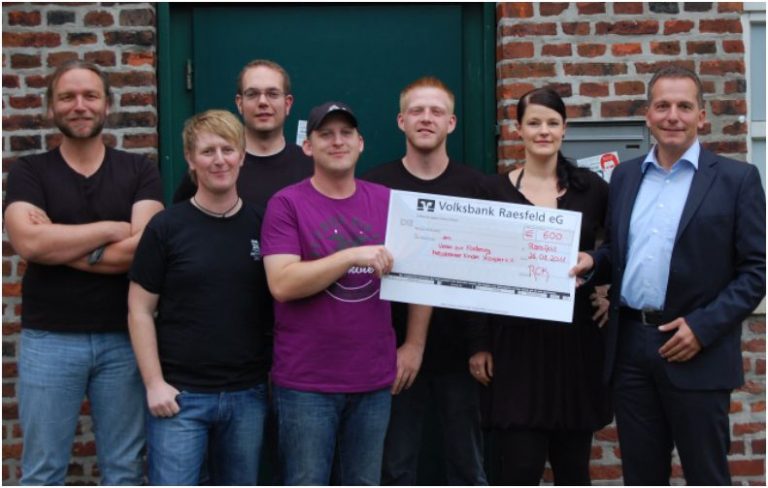 Jugendhaus Raesfeld – Band spendet für krebskranke Kinder