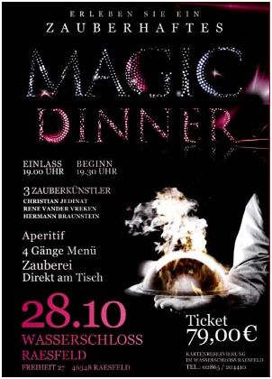 Zauberhaftes Magic-Dinner