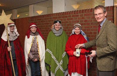 Sternsinger besuchen das Kreishaus in Borken