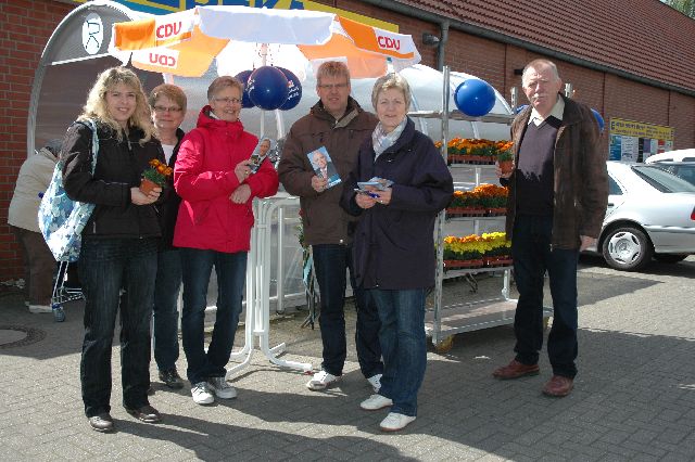 Landtagswahlen NRW 2012 – CDU  und SPD waren präsent