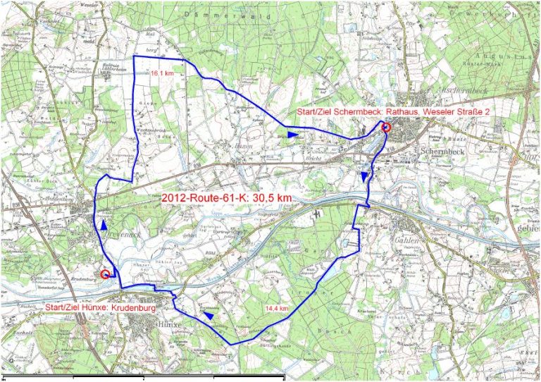 21. Niederrheinischer Radwandertag an Rhein und Maas am 01.07.2012