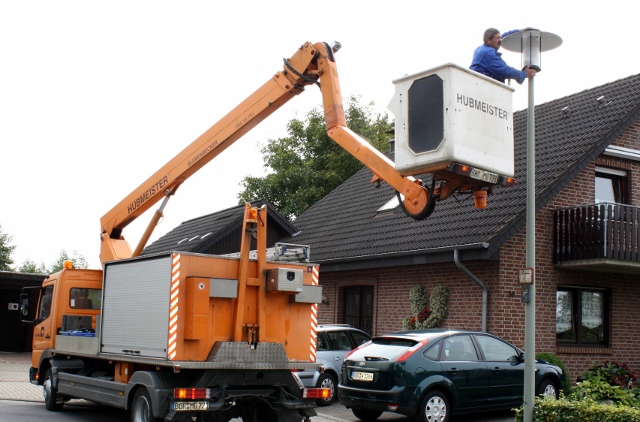 Gemeinde installiert LED-Beleuchtung