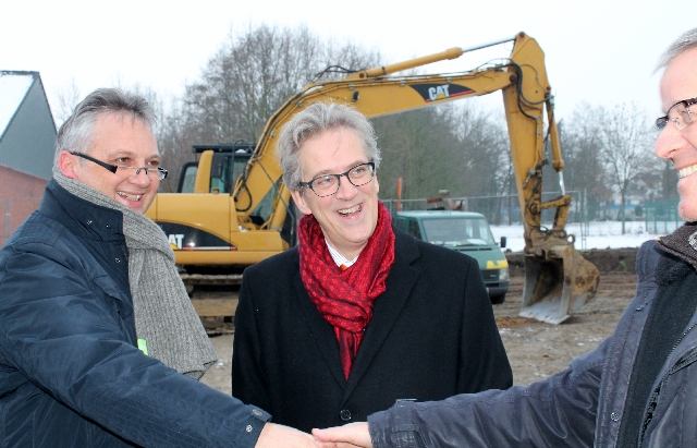 Spatenstich im Neubaugebiet „Am Mühlenbach“ in Schermbeck