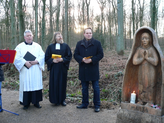Marien Skulptur im Tiergarten eingeweiht
