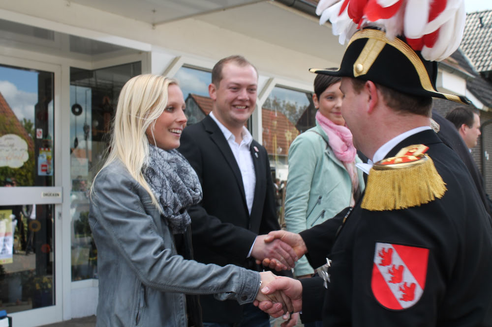 Vorparade Erle 2013 - Schützen sind bereit