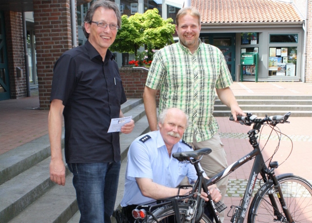 Fahrradkennzeichnung im Rahmen des Bürgerfestes