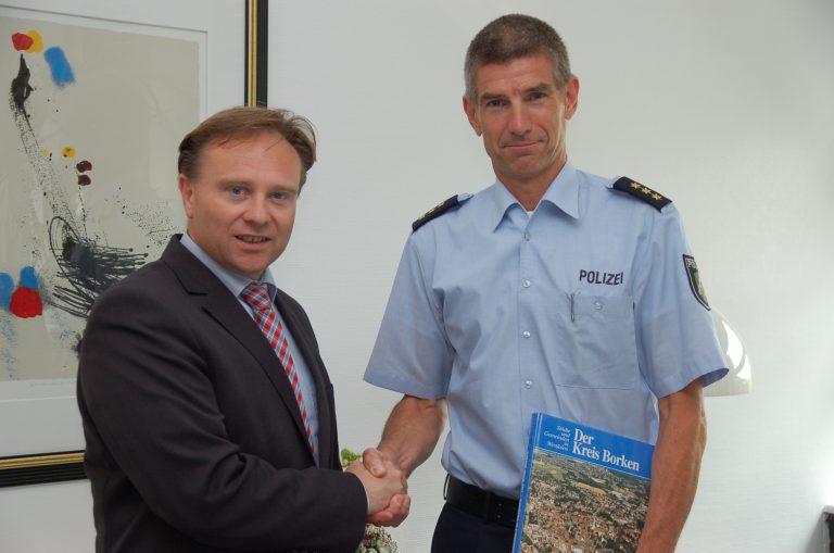 Neuer  Polizeidirektor Peter Schreckenberg