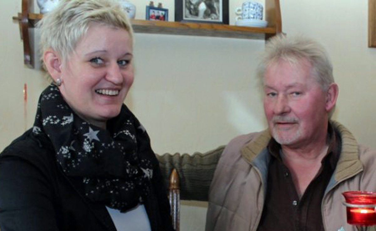 Raesfelder Richard Eising spendete seiner Tochter Tanja Seffler eine Niere.