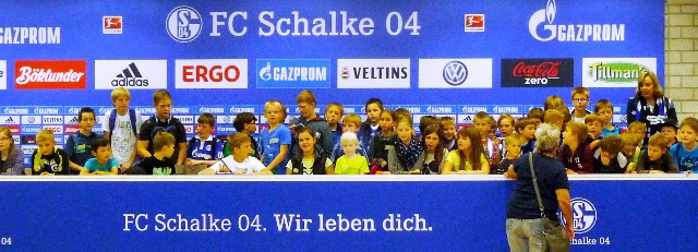 Eintracht Kids „auf Schalke“