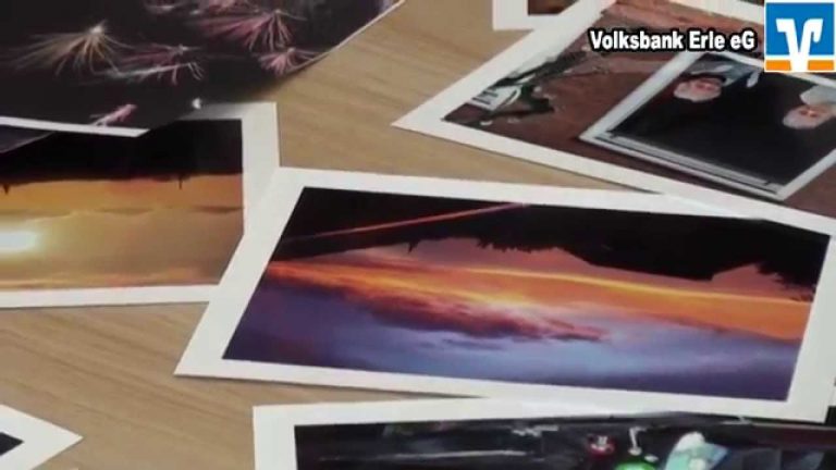 Tolle Bilder bei der Volksbank Erle eingegangen