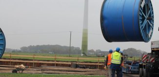 Amprion verlegt neue Kabelrollen in Raesfeld