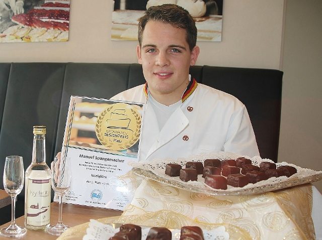 Manuel Spange gewinnt Designe-Preis Pralinen