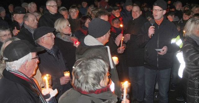 Raesfelder setzten ein Zeichen gegen Fremdenhass