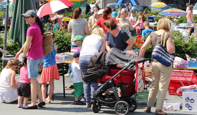 Kinderflohmarkt Raesfeld Förderverein Ortsmarketing 2016 (