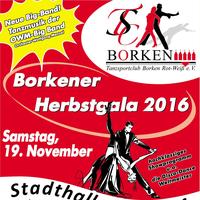 Borkener Herbstgala 2016 – VVK hat begonnen