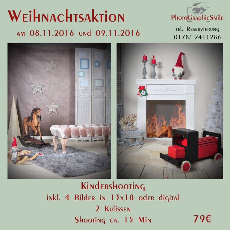Tipp – Fotoshooting für Weihnachten