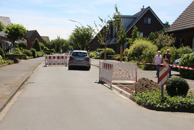 Neue Grünbeete auf der Truvenne in Raesfeld