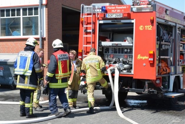 Brand am Helweg in Raesfeld