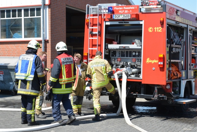 Brand am Helweg in Raesfeld