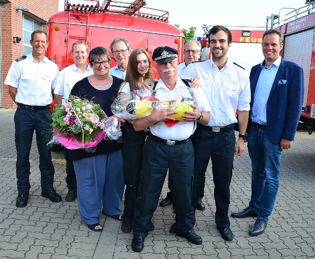 Christian Baumeister von der Jugendfeuerwehr