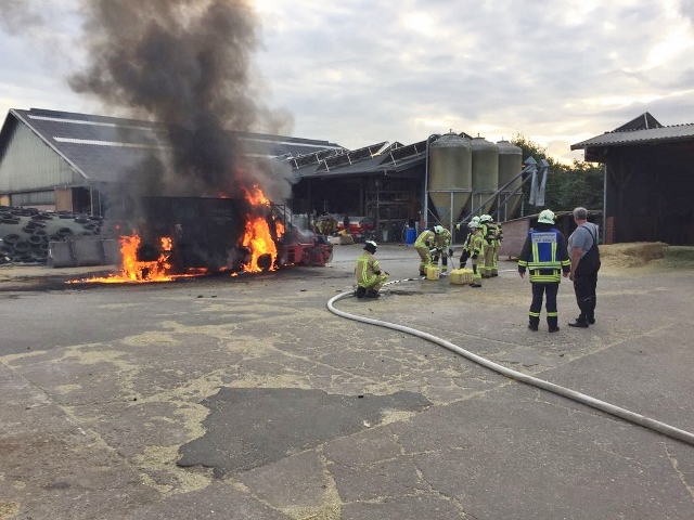 Feuerwehr Raesfeld Brandeinsatz Raesfeld 