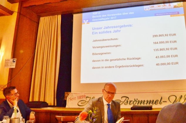 Generalversammlung Volksbank Erle 2018
