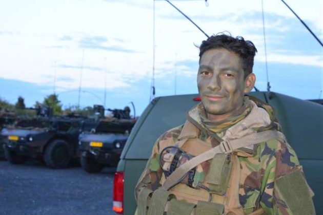 Niederl&auml;ndische Armee Man&ouml;ver in Raesfeld