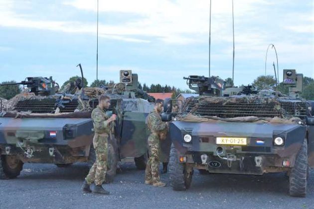 Niederl&auml;ndische Sp&auml;hpanzer in Raesfeld