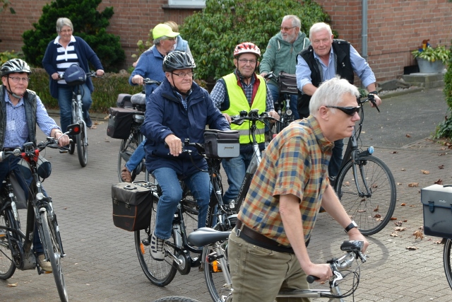 Fahrradgruppe Raesfeld auf Tour 2018