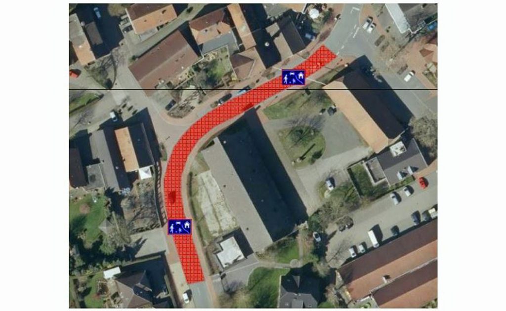 Verkehrsberuhigung Schermbecker Straße in Erle