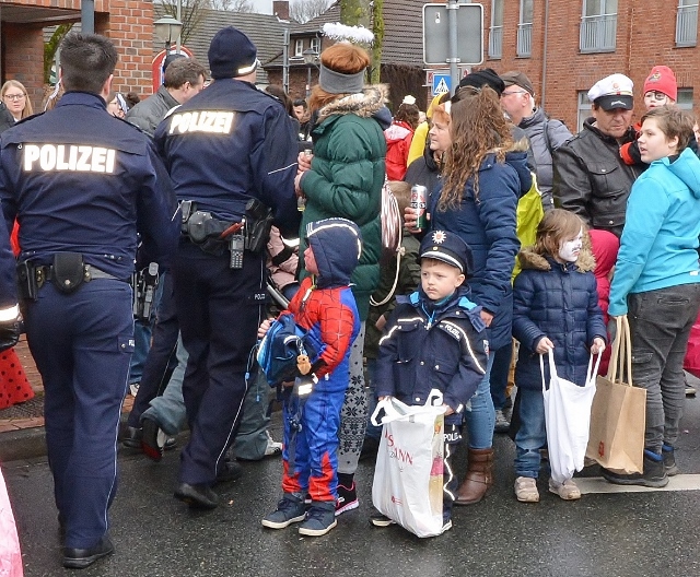 Polizeieinsatz Raesfeld Rosenmontagszug Raesfeld