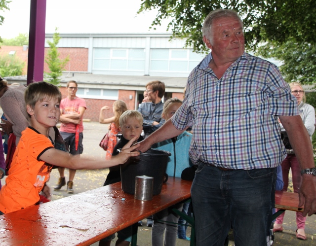 Viel Spaß hatten die Kinder bei dem sogenannten Schützenfest.