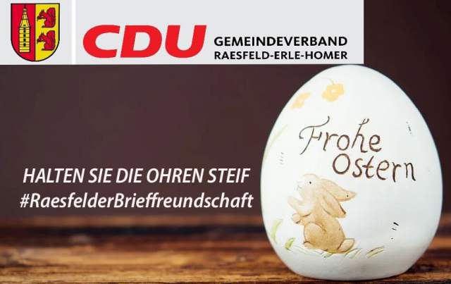 #RaesfelderBrieffreundschaft – CDU Gemeindeverband