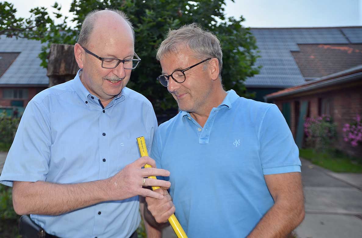 Hubert-Olbing und Martin Manns haben kein RWW-Wasser