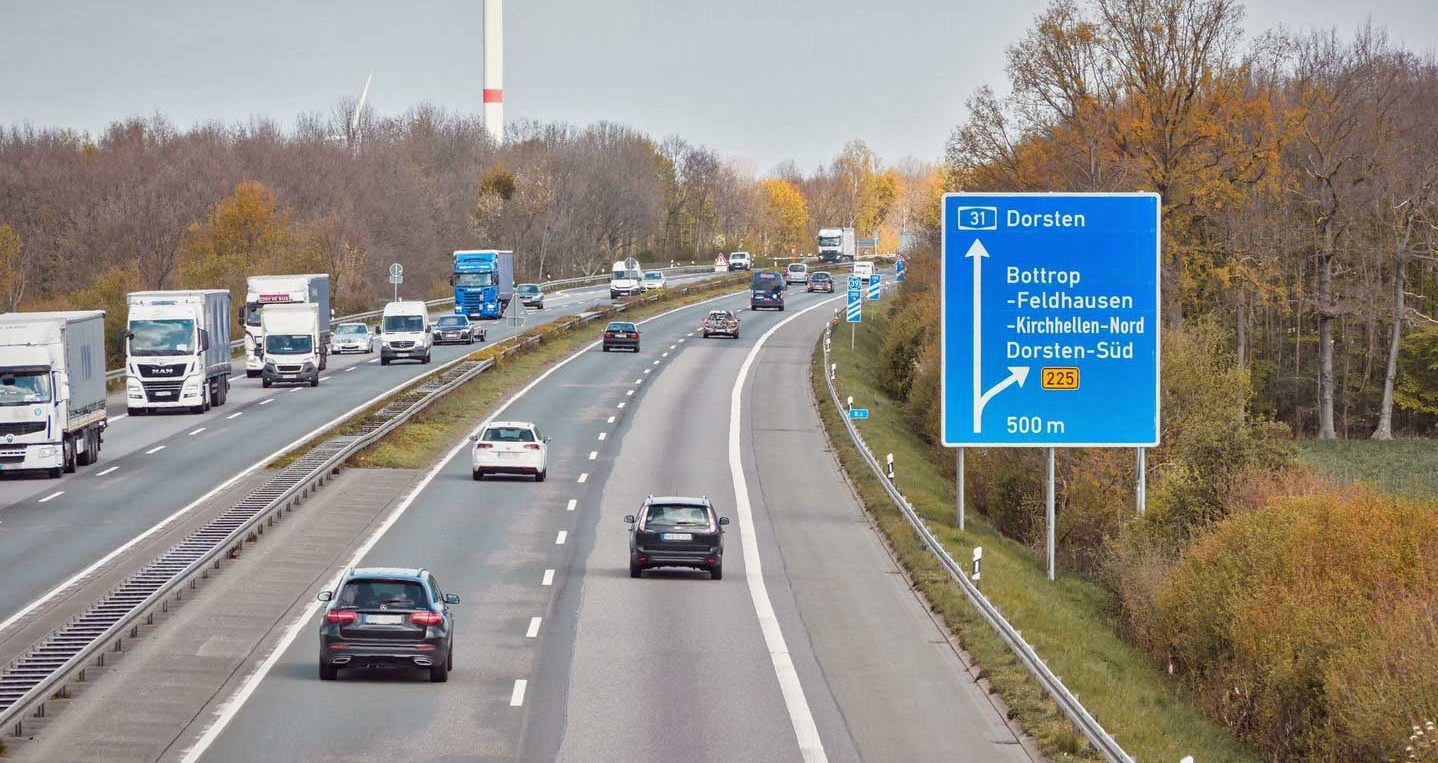 A31 Sperrung zwischen Schermbeck und Dorsten