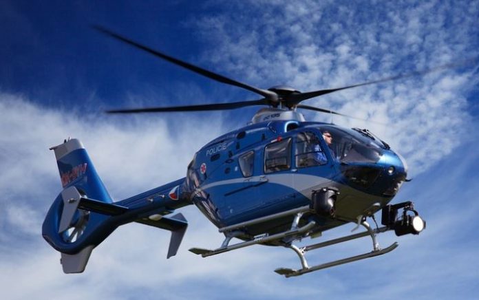 Fahndung Polizei Hubschrauber