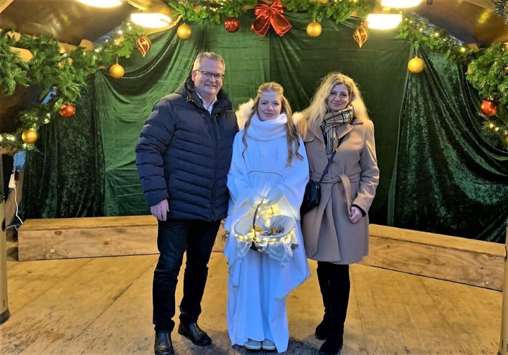 Eröffnung Adventsmarkt Raesfeld 2023 Bürgermeister Tesing