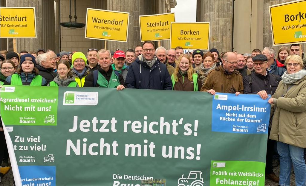 Kundgebung Berlin Landwirte
