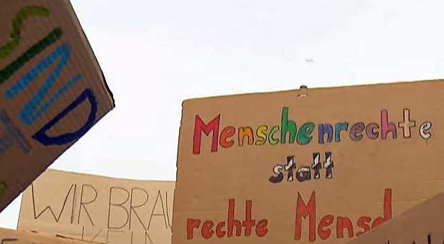 Menschenrechte Demos im Kreis Borken
