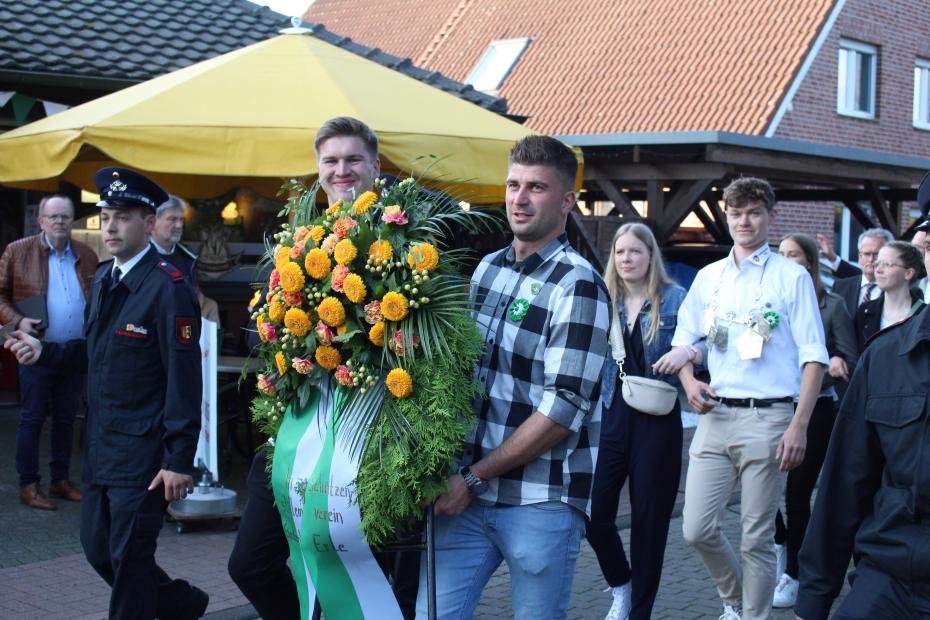 Schützenfest Erle 2024 Krankniederlegen Ehrenma