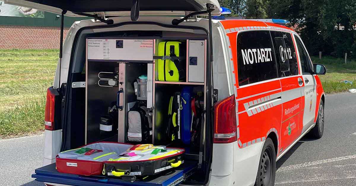 Rettungswagen in Raesfeld im Einsatz